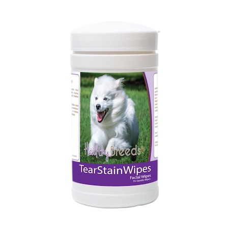 Healthy Breeds American Eskimo Dog Tear Stain Wipes - 70 Count HE126601